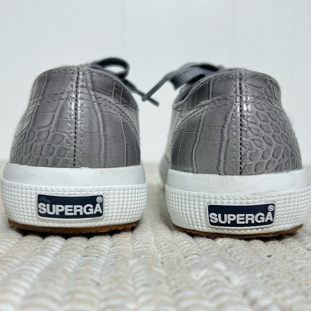 Superga Croc Embossed Sneakers - Picture 6 of 8
